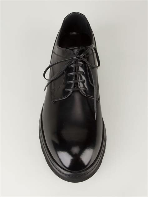 dolce gabbana derby monk strap shoes|Leather Derby Shoes in Black for Men.